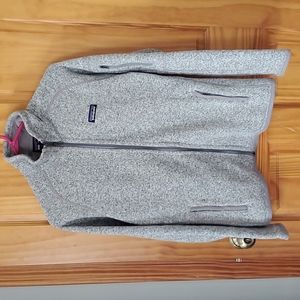 Patagonia Better Sweater fleece jacket, Women's small, gray, full zip